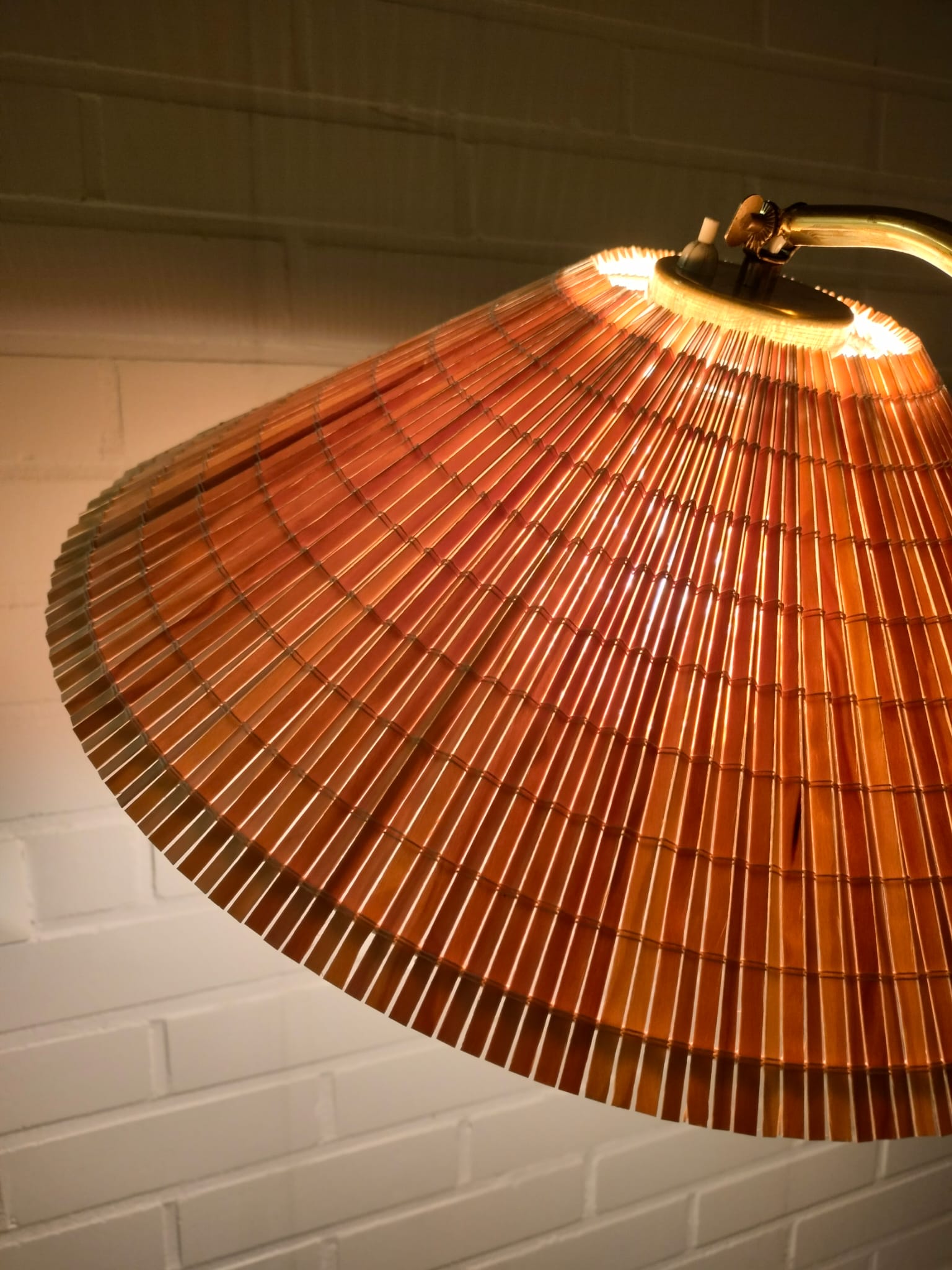 Aspen slat lampshade example 2
