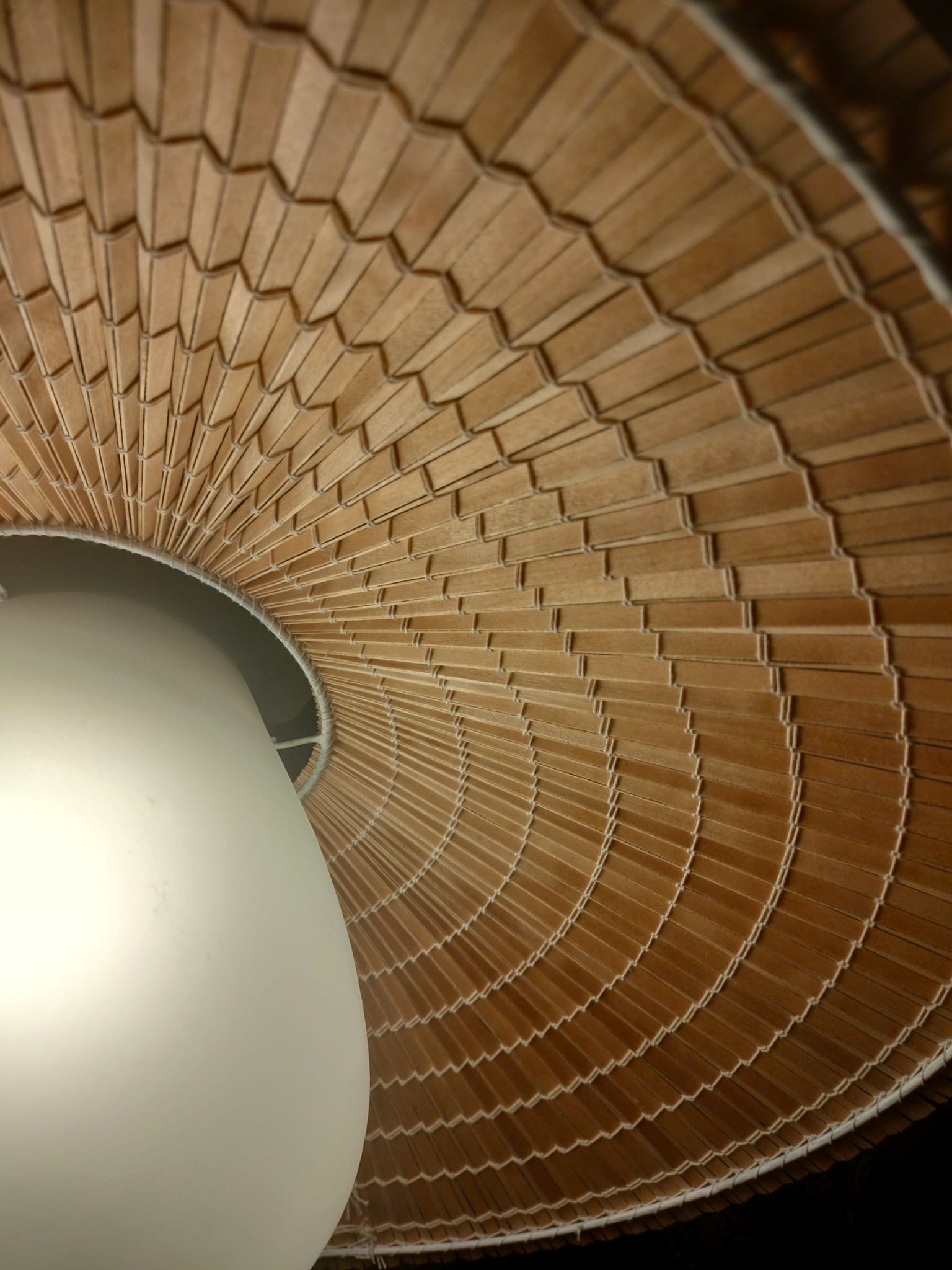 Aspen slat lampshade example 3